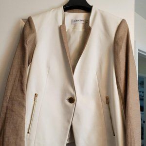 Calvin Klein two toned blazer